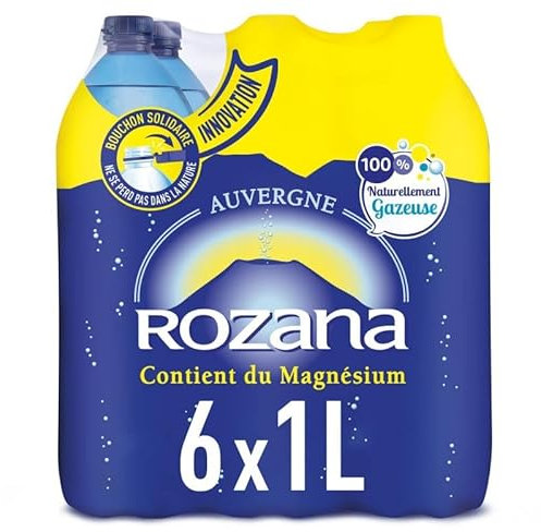 ROZANA – Agua natural natural carbonatada 6X1L – La unidad – Oferta especial