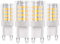 Vicloon G9 LED Lampen, 4er Pack G9 LED Birne 5W ersetzt 50W Halogenlampen Warmweiß 3000K/ Nicht Dimmbar/ 360° Abstrahlwinkel Leuchtmittel Birne, Lampe 85-265V AC