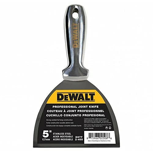 DeWALT Drywall Stainless Steel Jointing/Filling Knife 125mm (5in)