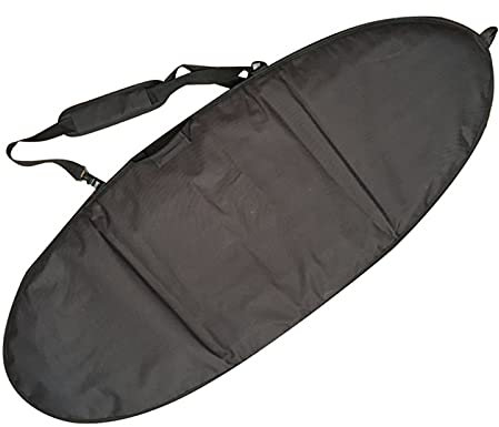 RH-HPC Surfboard-Tasche SKIMPOARD Bag Surfbrett Reisetasche Tasche Abdeckung für Skimboard 150cm Surfboard-Socke. (Color : Black)