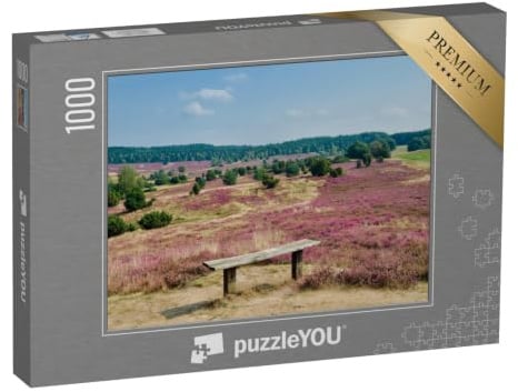 puzzleYOU: Puzzle 1000 Teile „Der Naturpark Lüneburger Heide, Niedersachsen, Deutschland“ – aus der Puzzle-Kollektion Niedersachsen