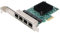 Fdit 4 Port PCIe Netzwerkkarte, 4 Port RJ-45 10/100/1000 Mbit/s PCIe X1 Gigabit Ethernet Server Adapter mit RTL8111G Chipsatz - Quad-Port NIC