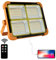 Foco LED Recargable, Foco LED Bateria 100W Con Control Remoto/Panel Solar/ 4 Modos de Luz/Batería Externa de 16500mAh/ Base Magnética para Camping, Trabajo, Pesca