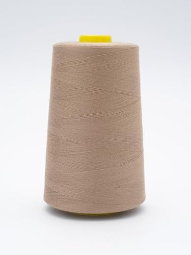120s Sewing Thread Cone 4500m Beige - Each
