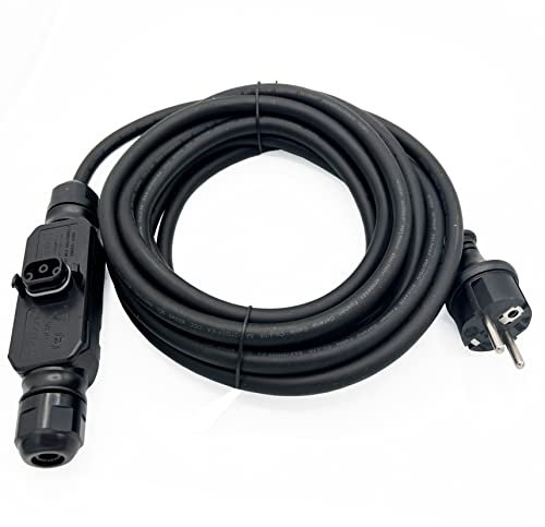 Solarsys® - 2m AC Trunk Câble avec Connecteur Betteri BC05 et Prise Schuko, pour Modèle de Hoymiles Micro-onduleur Série HMS