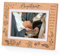Bilderrahmen zur Taufe, Tauf-Fotorahmen für Jungen und Mädchen, Tauf-Andenken-Fotorahmen, Baby-Taufgeschenke mit warmem und fürsorglichem Segen der Worte May God Bless You Wherever You Go