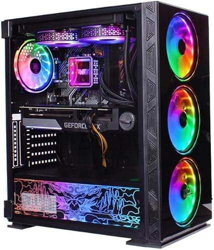 Veno Scorp Gaming PC - AMD Ryzen 5500 Processor - Nvidia GeForce RTX 4060Ti 8GB Graphics Card - 16GB RAM – 512 NVME SSD - 240MM Liquid Cooling - Windows 11 – WiFi Neonzilla