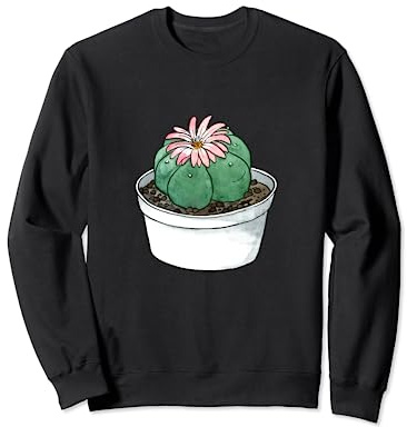 Peyote Zimmerpflanzen Kakteen Kaktus Meskaline Raupe Sweatshirt