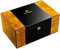 Vintage Zigarrenkiste Zigarren-Humidor Zigarren-Humidor Professioneller Zigarren-Humidor-Shop,Gelb,37 * 24 * 16,5cm,HaoAMZ