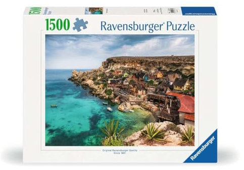 Ravensburger Puzzle 12000739 - Popey Village, Malta - 1500 Teile Puzzle für Erwachsene und Kinder ab 14 Jahren