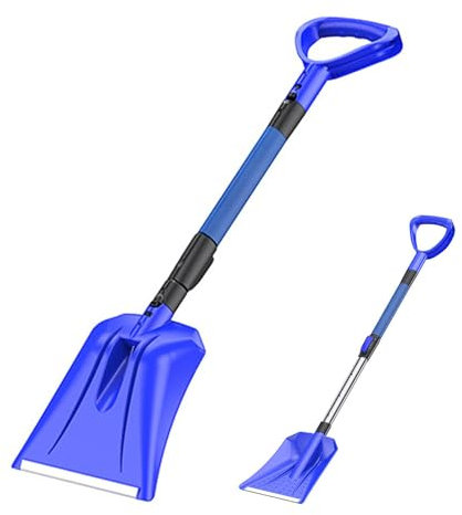 Pala quitanieves para Coche,Pala quitanieves Resistente | Pala portátil | Pala de Nieve para vehículos, Pala de Nieve telescópica, Herramienta de Pala de jardín, Entrada de Coche