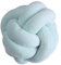 Chunky Yarn,Armstricken Wolle,Handstrickgarn Kreative 18 cm geknotete Kugelkissen Wurfkissen Taille Kissen Home Schlafsofa Bett Dekoration(Green)