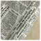 JMORCO Leinenstoff 50x150cm Retro Zeitung Brief Gedruckt Baumwolle Leinen Patchwork Stoff Nähen Material DIY Handgemachte Quilten Patchwork Tuch(Black Letter,50x150cm)