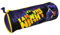 CUCUBA Estuche cilíndrico con diseño de Batman I'm The Night, tamaño 22 x 7,5 cm, rojo/negro, Estuche con cremallera