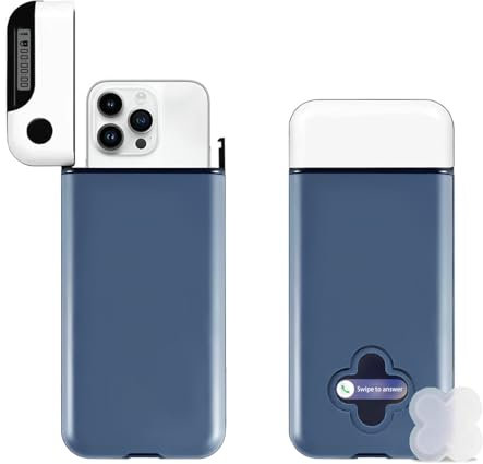 atnayo Phone Time Lock Box with Timer, Phone Timed Safe for Focus & Studying 6.53 in X 3.36 in (Blue)