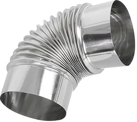 DIYEAH Schornsteinwinkel Für Holzöfen Hochwertiges Rauchrohr Flexible Installation Für Bad Und Gewächshaus Hitzebeständig Langlebig Und Praktisch