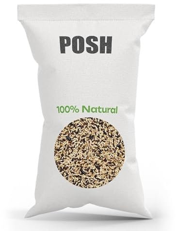POSH Kanarienvogelfutter 10kg Ganzjahresmischung mit Saaten & Omega-3 Natürliche Vogelnahrung für Kanarien Proteinreich, artgerecht, ohne künstliche Zusätze