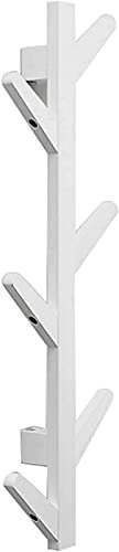 RUHEN Porte-Manteau Mural en Bambou avec Crochet Mural en Forme de Branche d'arbre