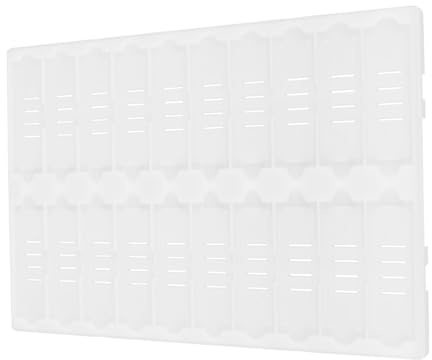 Warmhm Slice Storage Plate for Laboratory Microscope Slides Staining Tray Plastic Microscope Slides Storage Rack for Experiments
