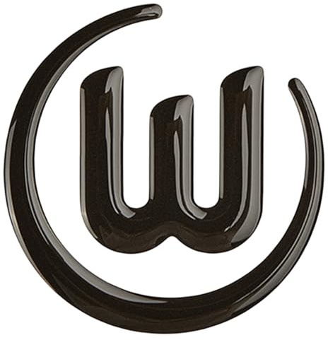 VfL Wolfsburg Aufkleber - 3D Logo - schwarz | Sticker | Autoaufkleber
