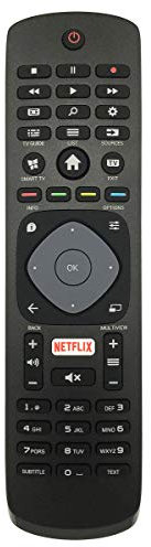 Télécommande 398GR08BEPHN0013HL HOF16H506GPD24 - Pour Smart TV Philips 4 K Ultra Slim LED 43PUH6101 49PUH6101 55PUH6101 43PUH6101/88 49PUH6101/88 55PUH6101/88