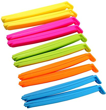 Dianoo 20PCS Food Sealing Clips for Kitchen, Seal Sealing Bag Clips, 11.5CM (Random Colors)