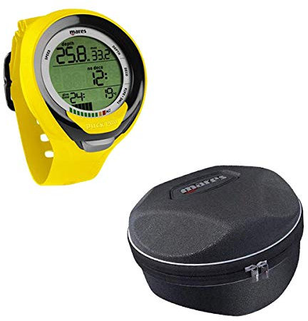 Mares Puck Pro + Set de ordenador de buceo, color amarillo