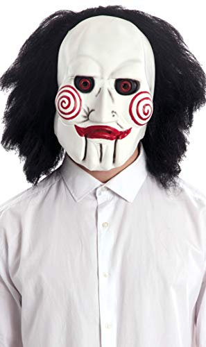 EUROCARNAVALES, SA Billy Saw Doll latex mask