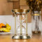 Verre de Sable Vide, Verre Décoration Minuterie Sablier Remplissez Vous-Même Le Sable pour Déterminer L'heure du Sablier pour Cadeaux Décor de Bureau de Mariage Large