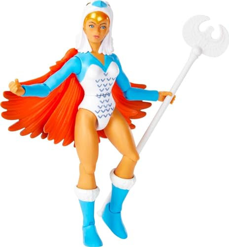 Masters of the Universe HDR91 - Origins Sorceress Actionfigur, ca. 14 cm große Actionfiguren, MOTU Figuren zum Spielen und Sammeln, Spielzeug Geschenk fürKinder ab 6 Jahren und erwachsene Sammler