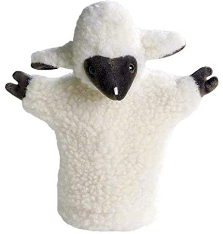 Saling Handpuppe, Lamm, dunkel