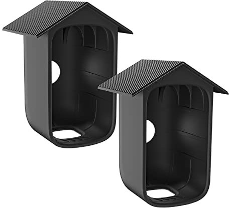 HOLACA Silikonhülle kompatibel mit eufy Security eufyCam S300 3C, wasserdicht, weich, leicht, langlebig Silikonhülle für Eufy Cam 3C Überwachungskamera aussen (2er-Pack, Kamera Nicht enthalten)