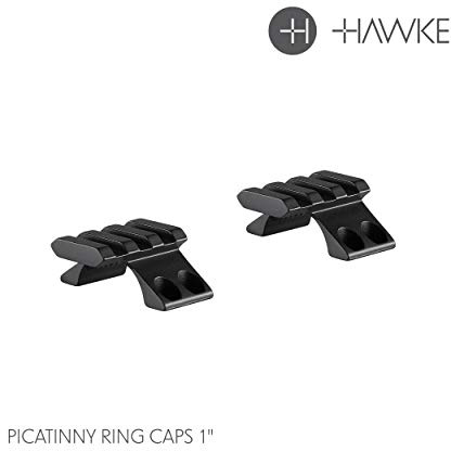 Hawke Picatinny Ring Caps 1 double screw mounts