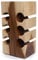 Weinregal 'Vin' Weinflaschenhalter Saman Holz Natur Flaschenhalter Weinständer 6 Flaschen 50cm hoch massiv