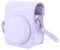 Mini Camera Protective Case for Instant Camera Case with Adjustable Shoulder Strap, Cute Camera Case for Mini 12 Camera (Iris Purple)