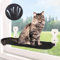 Dracarys Hamac Chat Fenetre, Hamac Fenetre pour Chat Pliable Robuste Lit pour Chat Panier Chat Suspendu Perchoir Chat Fenetre avec 4 Ventouses Robustes Pouvant Supporter Jusqu'à 20 Kg