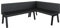 FURNISTAR Eckbank Akiko Metal A - Eckbankgruppe für Ihrem Esszimmer, Küche modern, Sitzecke, Essecke. Perfekt für Küche, Büro und Rezeption. Solide und Starke Verarbeitung. (196x142-Rechts-Soft11)