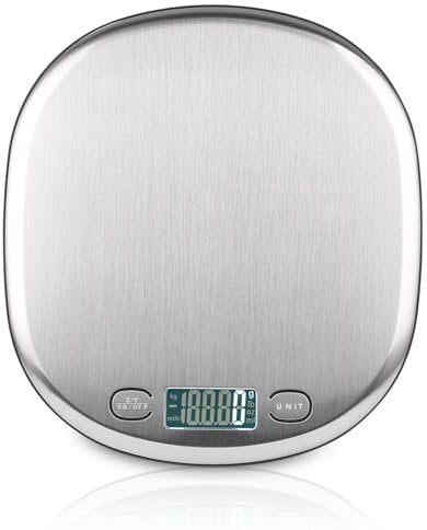 Professionelle Electronische Waage Küchenwaage mit LCD küchenwaage 0.1g genau digital küchenwaage Maximalgewicht 5kg Für Abwiegen von Zutaten, Schmuck, Gewürzen