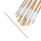 Klein Pinsel Borstenpinsel Rundpinsel Verschiedene Größen oder Set (6 Stück, 4mm)