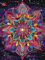 Yeerumo DIY Diamante Painting Accesorios Mandala Flor Juego Completo, Pintura 5D Pintura Diamante Imágenes Flor Cristal Bordado Punto de Cruz Hogar Dormitorio Oficina Decoración de Pared 30 x 40 cm