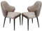 FLEPYHB Esszimmerstühle, Küchen-Esszimmerstühle, 2er-Set, Ledersessel mit Stuhlbeinen aus Kohlenstoffstahl und Metall für Zuhause, gewerbliche Restaurants