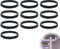 Rubber Washers For Plumbing 40mm 10pcs, Sink Plug Rubber Seal Cone O-Ring Silicone Washer For Water Pipe Sink Pipe Fittings For 1/2 Inch Drain Pipe Odour Trap Siphon