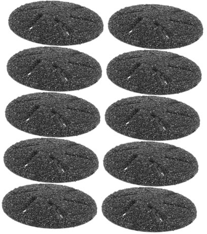 SHERCHPRY 20stücke Fußpolierer Ersatzpads Für Fußfeilen Grobe Ersatzrolle Fußschleifpapier Ersatz Für Fußfeilen Ersatz-schleifpapierscheiben Schleifscheiben Hautentfernung Für Füße