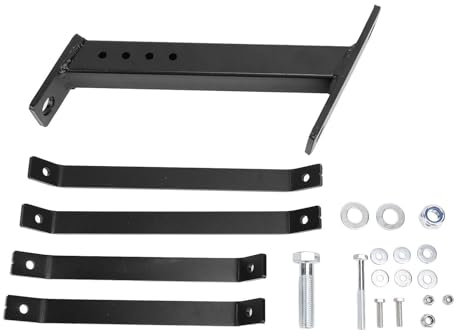 Remorque de tondeuse à gazon Hitch High Duty Univerl Towing Hitch for Riding Tonders Tracteurs and Remolers Black Metal Construction