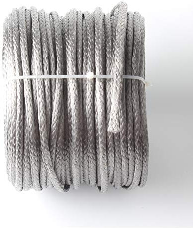 Câble de treuil, 12 tissus 3mm 2000lb 50m Parapente Winch Corde tressée,Résistance élevée