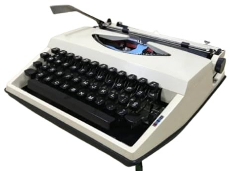 Traditionelle manuelle Schreibmaschine Vintage Retro Classic Wireless Mechanische Tastatur Maschinerie Textverarbeitung