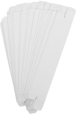 Alipis 20 Stück Weiße Papier-Aufbewahrungsbox Tragbare Chinesische Fächer-aufbewahrung Passend für Kleine Sandelholz-fächer Stabile Faltbox mit Elegantem Design für Fansammlung