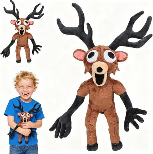 Ayucanpeng 99 Nlg-hts In The Forest Hirsch Plüschtier, Das Deer Standing Bösewicht Plüschspielzeug Aus Dem Spiel,Für Kinder & Erwachsene,Plüschtier Plüschkissen Plüschfigur