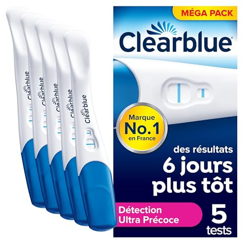 Test de grossesse Clearblue ultra précoce, 5 | test de grossesse, test de grossesse précoce, test grossesse, test grossesse precoce, test de grossesse clearblue