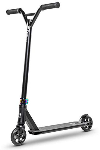 Chilli Pro Scooter 5000 | High-End Stunt Scooter | Das perfekte Modell für Junge Rider mit grossen Ambitionen | Gesamthöhe vo 84 cm | 110 mm PU Räder mit ABEC 9 Bearings | Black/Neochrome